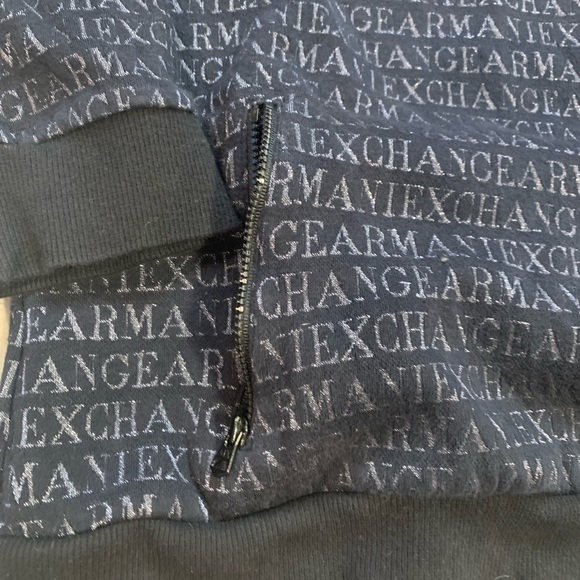 Authentic Armani Exchange 3/4 Sleeve Crewneck Sweater, Size  L - Picture 8 of 9